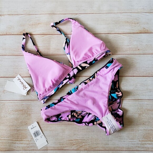 Raisins Salt & Soul Miami Floral Cheeky Bikini Top and Bottom Set - Picture 8 of 13